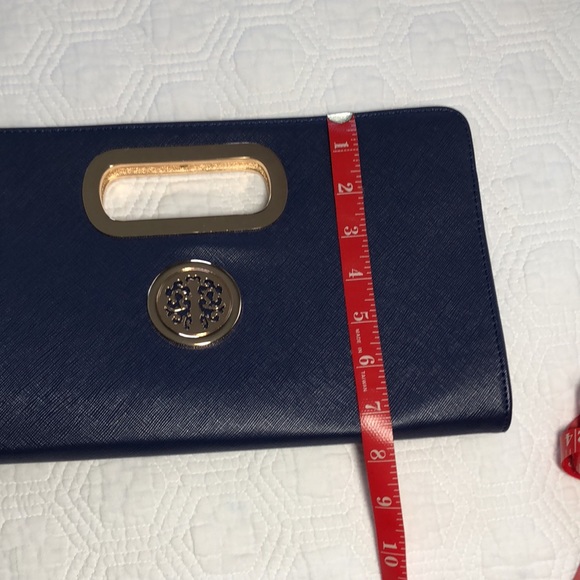 Blue Clutch Handbag - Picture 6 of 7